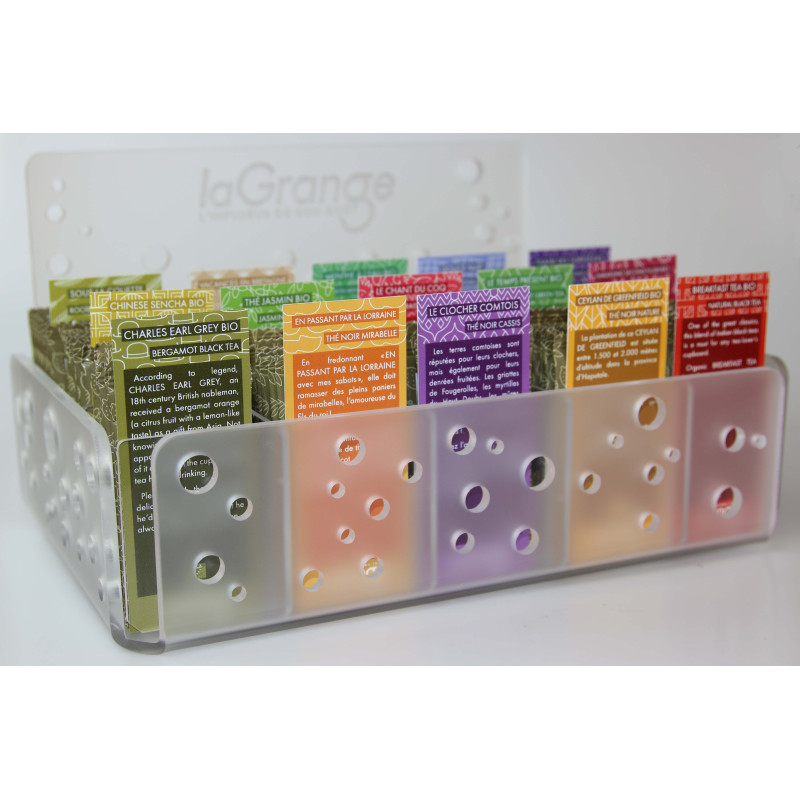 Coffret de présentation infusions thés